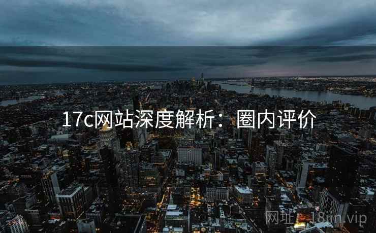 17c网站深度解析：圈内评价