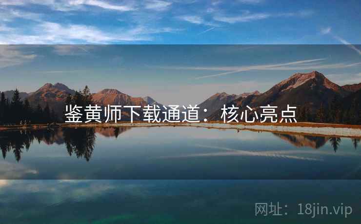 鉴黄师下载通道：核心亮点