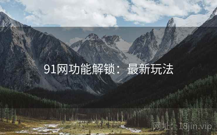 91网功能解锁：最新玩法